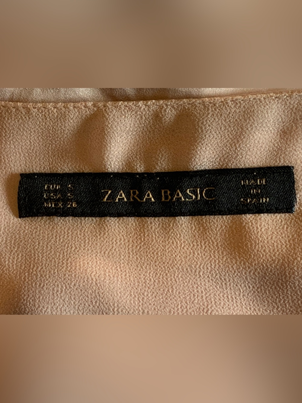 Zara Blush Pink Slip Dress - Spaghetti Straps - Picture 6 of 13